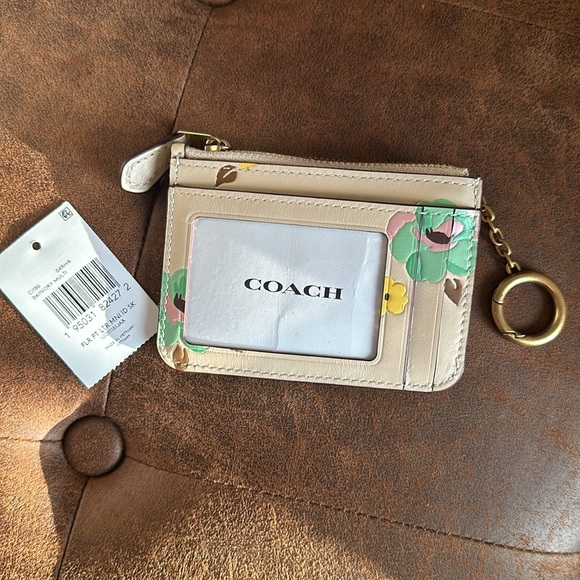 NWT COACH Key Chain Card Case - Picture 6 of 14